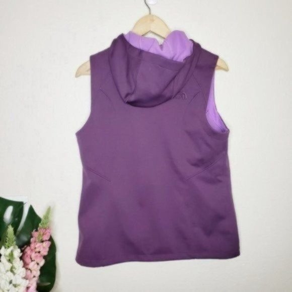 The North Face Purple Canyonwall Hoodie Vest Women's Size Medium - Picture 7 of 7